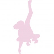 Tapetenaffe 0197 in rosa Glitzer