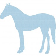 Tapetenpferd 203 hellblau