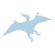 Tapetendinosaurier 203 in blau