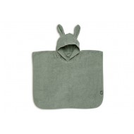 Jollein Badeponcho mit Hasenohren in ash green