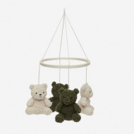 Jollein Baby-Mobile 'Teddy Bear' in naturel/leaf green