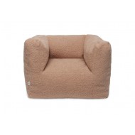Jollein Bouclé Kindersessel/Sitzsack in biscuit