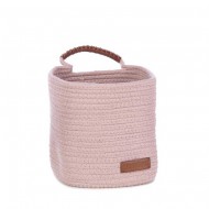 Kidsdepot Wandkorb aus Baumwolle "Ewa" lila