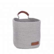 Kidsdepot Wandkorb aus Baumwolle "Ewa" grey