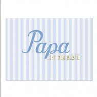 Krima&Isa Postkarte "Papa ist der Beste" mit Glitzerfolie
