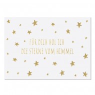 Krima&Isa Postkarte Sterne vom Himmel