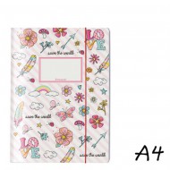 Mappe A4 Flowerpower von Krima&Isa