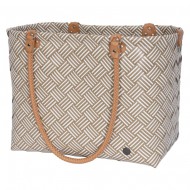 Handed By Saint-Maxime Stripes - Weekender Bag 36x43x25cm in khaki