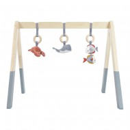 Little Dutch Babygym aus Holz "Ocean blue" ca, 67,5x18cm