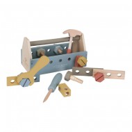 Little Dutch Holzspielzeug Werkzeugkasten 20-teilig mehrfarbig