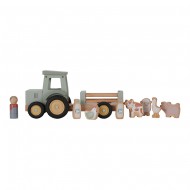 Little Dutch Traktor mit Anhänger 'Little Farm' 
