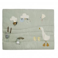 Little Dutch Krabbeldecke bzw. Laufgittereinlage 80x100cm "Little Goose" olive