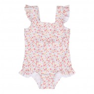 Little Dutch Badeanzug 74/80 mit Rüschen Summer Flowers 