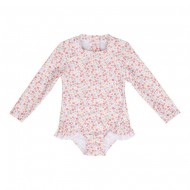 Little Dutch Langärmeliger Badeanzug 74/80 mit Rüschen Summer Flowers