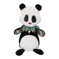 Les Déglingos Kuscheltier 'Original Rototos' Panda schwarz/weiß ca. 36cm