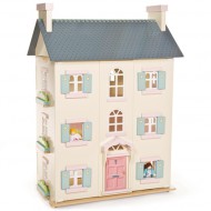 Le Toy Van Cherry Tree House- großes  Puppenhaus aus Holz in 66 x 35 x 92cm