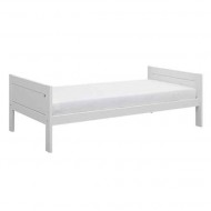 LIFETIME Bett 90x200cm aus Vollholz in weiß oder white wash 