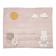 Miffy x Little Dutch Krabbeldecke bzw. Laufgittereinlage 75x45cm "Vintage Little Flowers" rosa