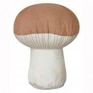 Lorena Canals Kissen "Boletus" chestnut/natural Ø25x30cm