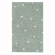 Lorena Canals waschbarer Teppich 'Mini Dot' in blue sage 100x150cm