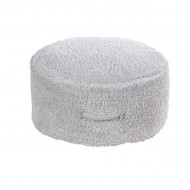 Lorena Canals waschbarer Sitzpouff hellgrau 50x50x20cm