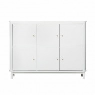 Oliver Furniture Wood Multi-Schrank 3-türig in weiß