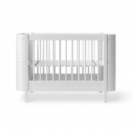 Oliver Furniture Wood Collection Mini+ Babybett exklusive Umbauset Juniorbett 0-9 Jahre weiß