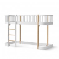 Oliver Furniture Wood Collection halbhohes Bett 90x200cm cm Eiche