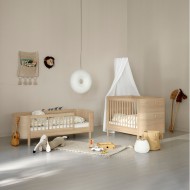 Oliver Furniture Wood Collection Mini+ Geschwisterset eiche (Ergänzung für Babybett inklusive Umbauset Juniorbett 0-9 Jahre eiche)