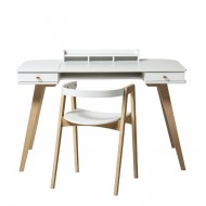 Oliver Furniture Wood Set Schreibtisch 72,6cm plus Armlehnstuhl