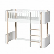 Oliver Furniture Wood Collection Mini+ halbhohes Bett 70x160cm...