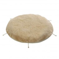 Lorena Canals waschbarer Sitzpouff/Teppich 'Lou' in gelb ca. Ø 120cm