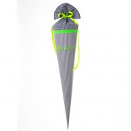 Paula&Ferdinand Schultüte STRIPES dunkelblau, Stick NEON grün, personalisiert