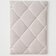Paula&Ferdinand Memoboard Pinwand Leinen sand mit weißem Band