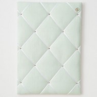 Paula&Ferdinand Memoboard Pinwand Leinen mint mit weißem Band