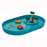 Plantoys Wasserspielzeug Set aus Holz und Kautschuk