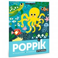 Poppik Stickerposter Panorama "Aquarium" 