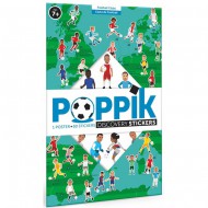 Poppik Stickerposter Discovery "Fußball" (6-12 J.)