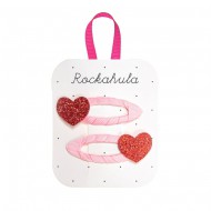 Rockahula Haarspangen-Set 'Love Heart Glitter'