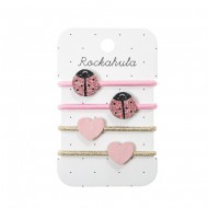 Rockahula Haargummi 'Lola Ladybird' 4er-Set