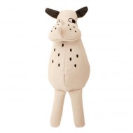 Roommate Stoffpuppe bzw. Kuscheltier Organic 'Rhino' in Beige/Dunkelgrau ca. H 27cm