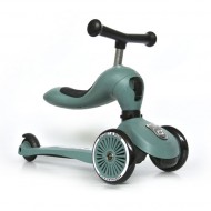 Scoot&Ride Highwaykick 1 Kickboard mit Sitz in forest