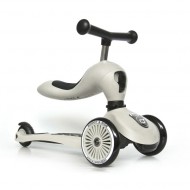 Scoot&Ride Highwaykick 1 Kickboard mit Sitz in ash (hellgrau)