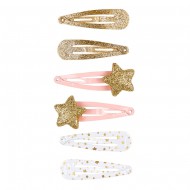 Souza Haarclips "Julie" gold/rosé mit Stern