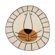 Tapis Petit waschbarer Teppich 'Löwe' in beige ca.  Ø 100cm