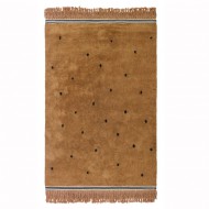 Tapis Petit Baumwollteppich 'Semmie' in cognac ca. 120x170cm