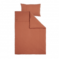 Little Dutch Babybettwäsche 100x140cm Pure rust