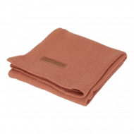 Little Dutch Swaddle/Pucktuch "Pure rust" in 120x120cm