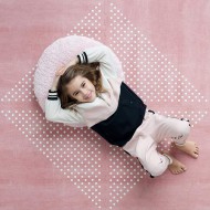 Toddlekind - Stilvolle Spielmatte Earth Ash Rose in 4 Größen flexibel erweiterbar