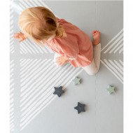 Toddlekind - Stilvolle Spielmatte Puzzlematte Sandy Lines Stone in 4 Größen flexibel erweiterbar